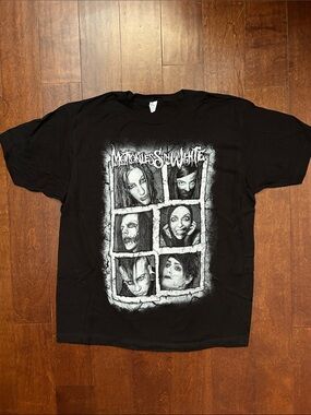 Motionless in White Black Short-Sleeve Graphic Tee, Size Large, NWOT